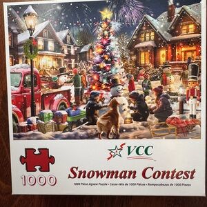 VCC Snowman Contest 1000 Piece Jigsaw Puzzle